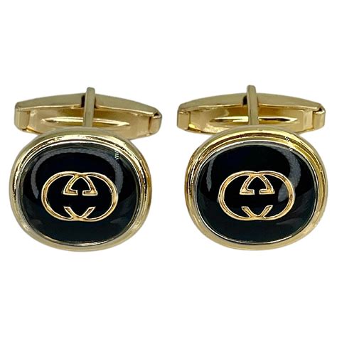 vintage gucci cufflinks.